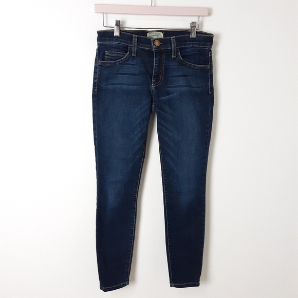 Current Elliot The Stiletto Skinny Ankle Blue Jeans 27" - Picture 1 of 8